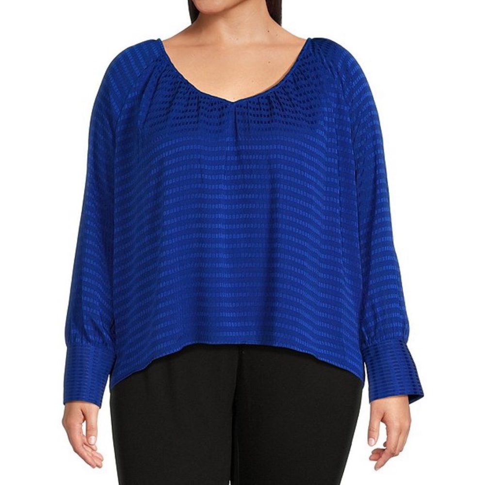 Calvin Klein Women's Cobalt Blue Top Size 2X, NWT